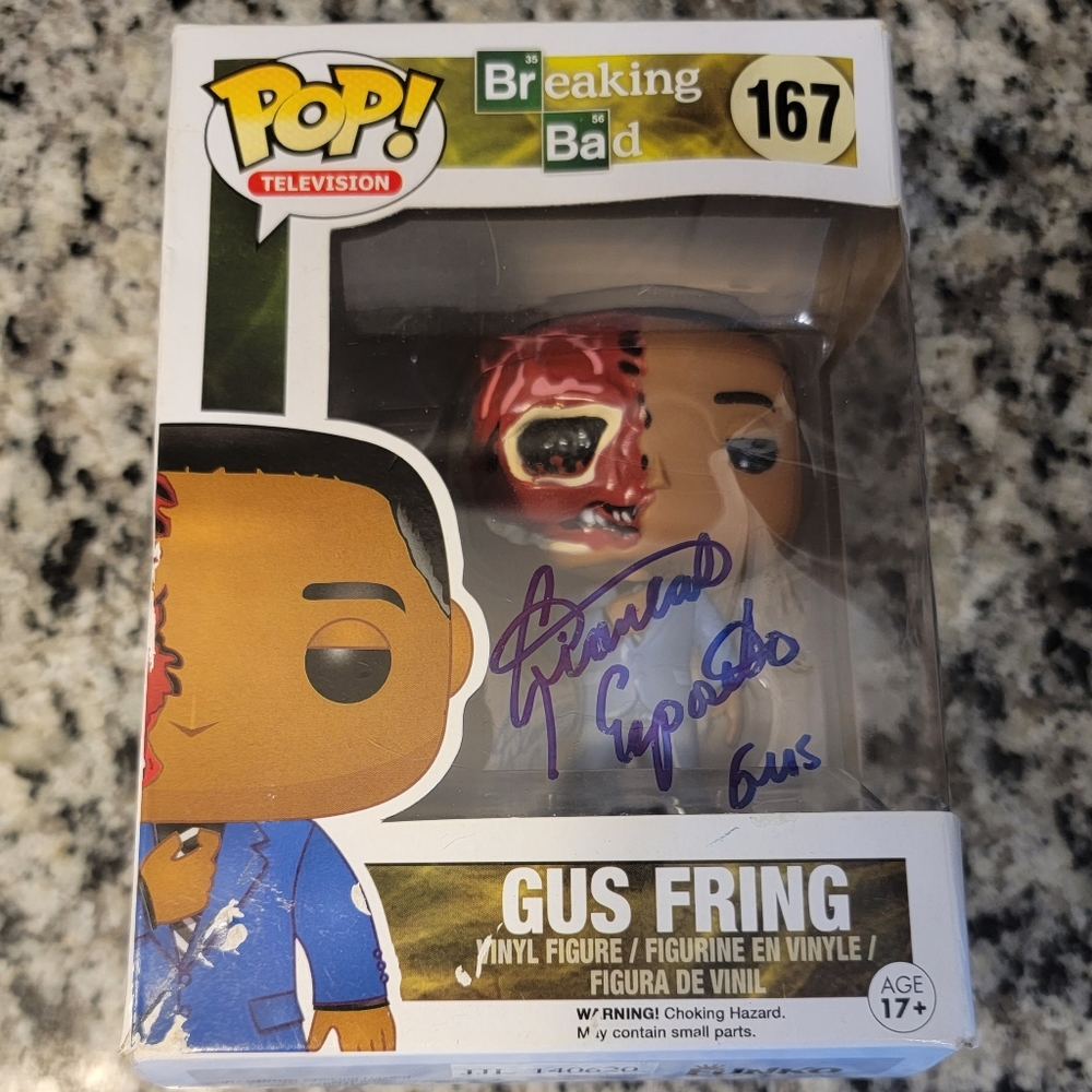 Funko Pop Gustavo Fring Signed by Actor